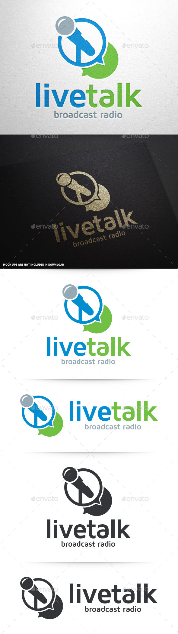 Live Talk Logo Template - Objects Logo Templates