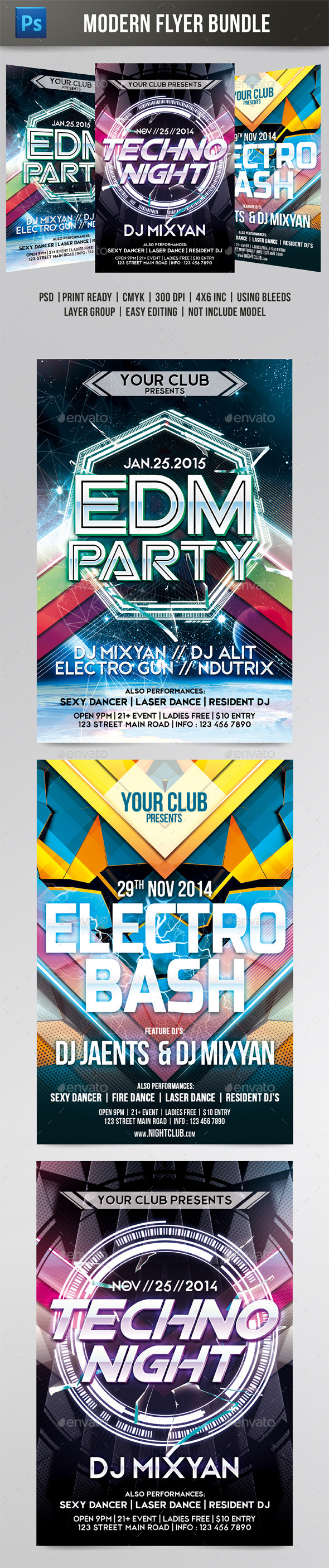 Modern Flyer Bundle - Events Flyers