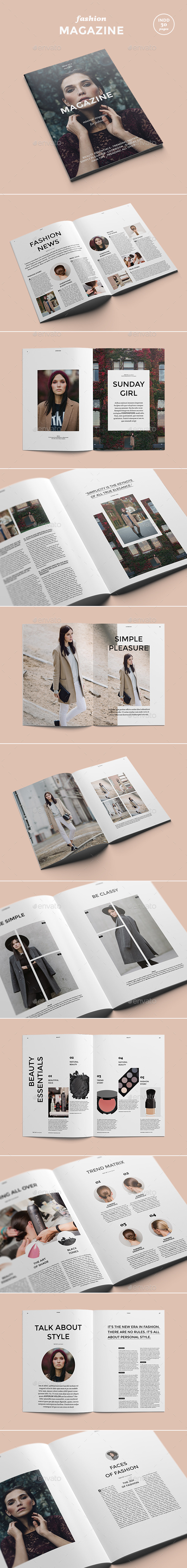 Fashion Magazine - Magazines Print Templates