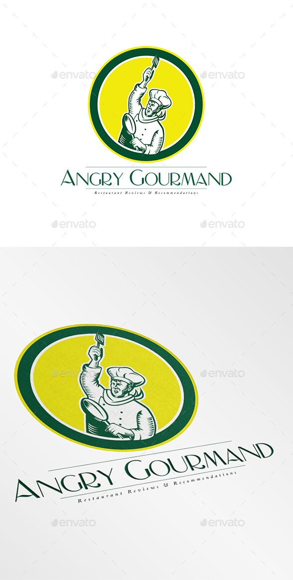 Angry Gourmand Logo - Humans Logo Templates