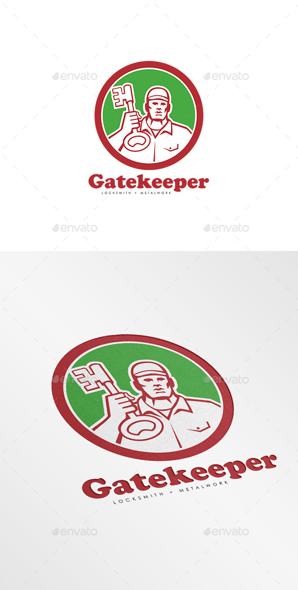 Gatekeeper Locksmiths Logo - Humans Logo Templates