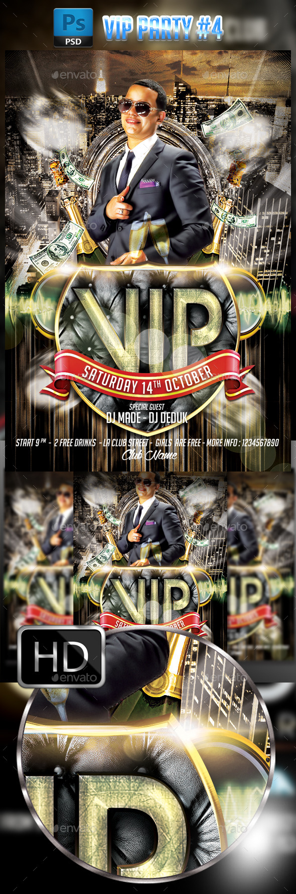 VIP Party #4 - Clubs & Parties Events