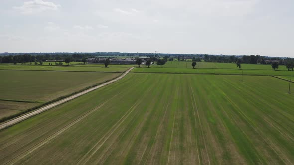 Panoramic view of an Italian countryside