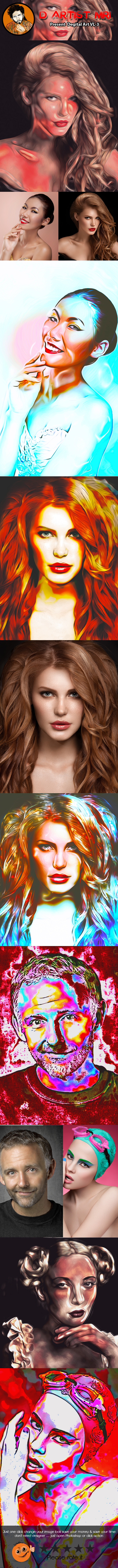 Degital Art VL-3 - Actions Photoshop