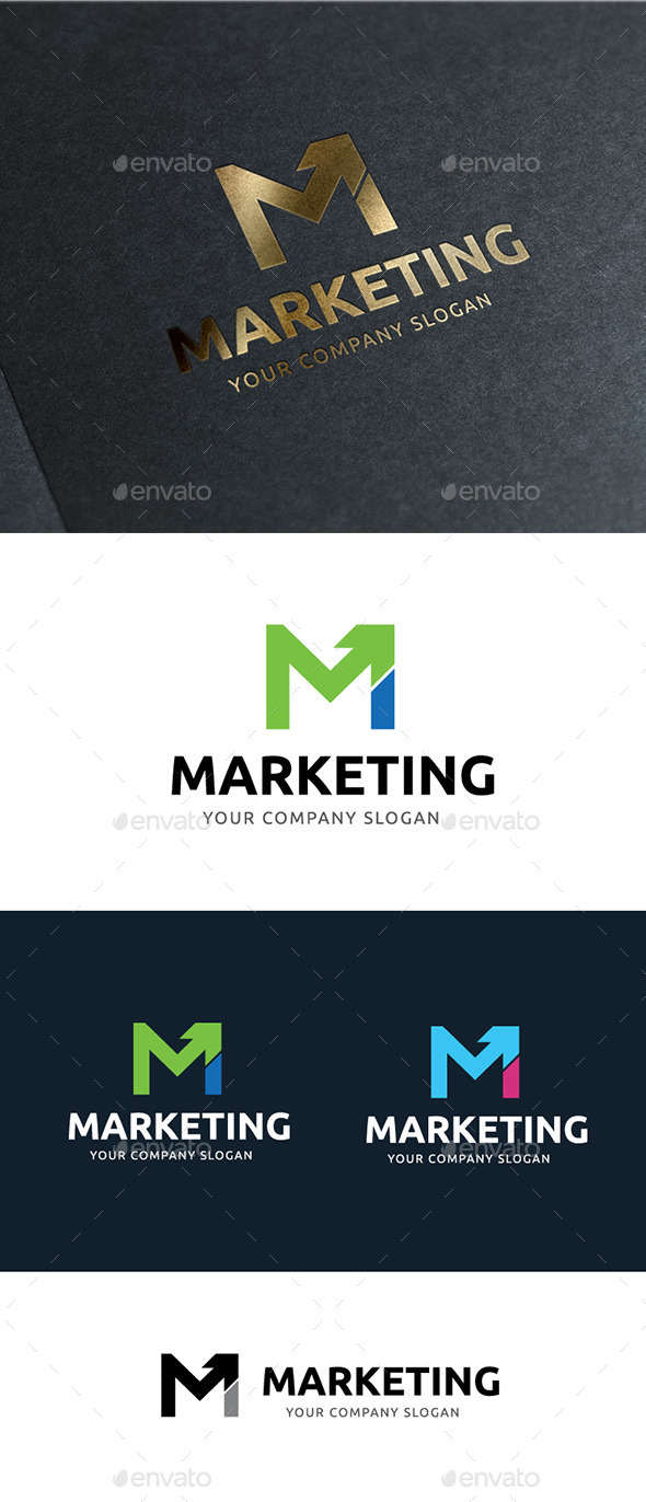 Marketing - Letters Logo Templates