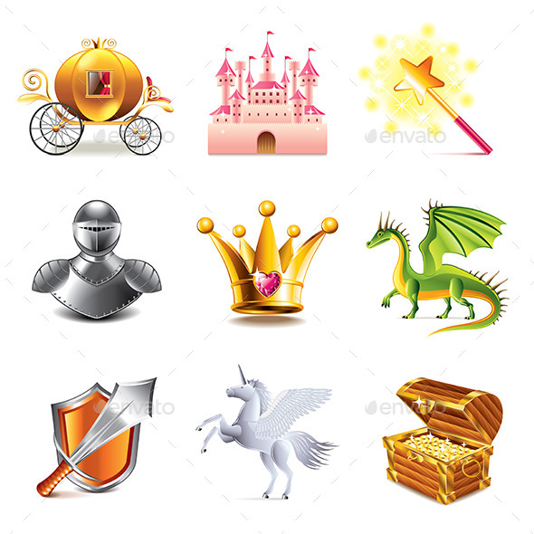 Fairy Tale Icons - Miscellaneous Vectors