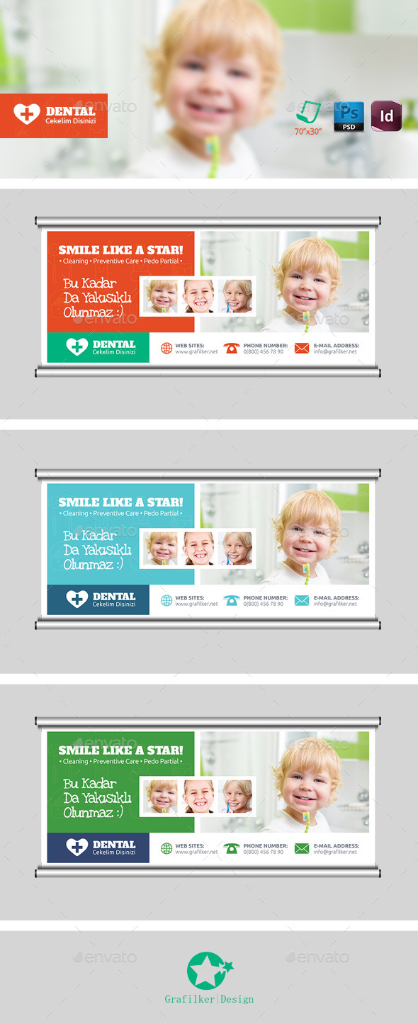 Dental Billboard Templates - Signage Print Templates