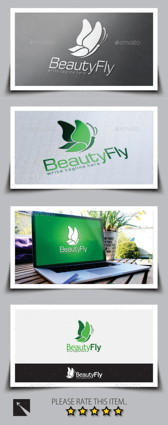 Butterfly Logo Template - Animals Logo Templates