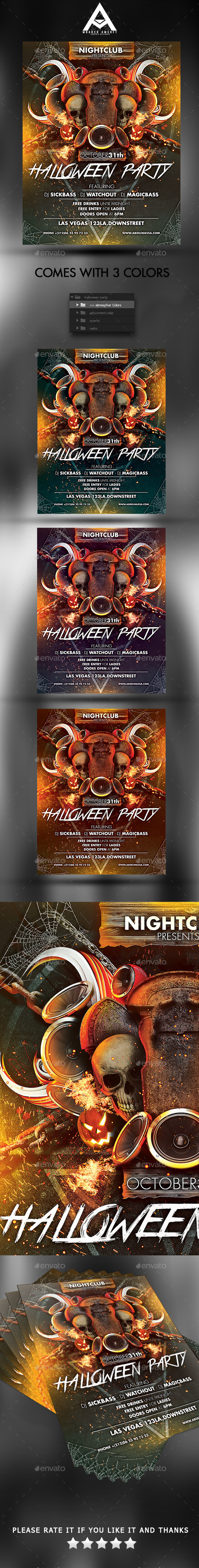 Halloween Party - Events Flyers
