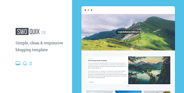 Swoquix - Clean - ThemeForest 7937071