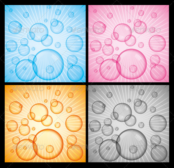 Vector Bubbles - Backgrounds Decorative