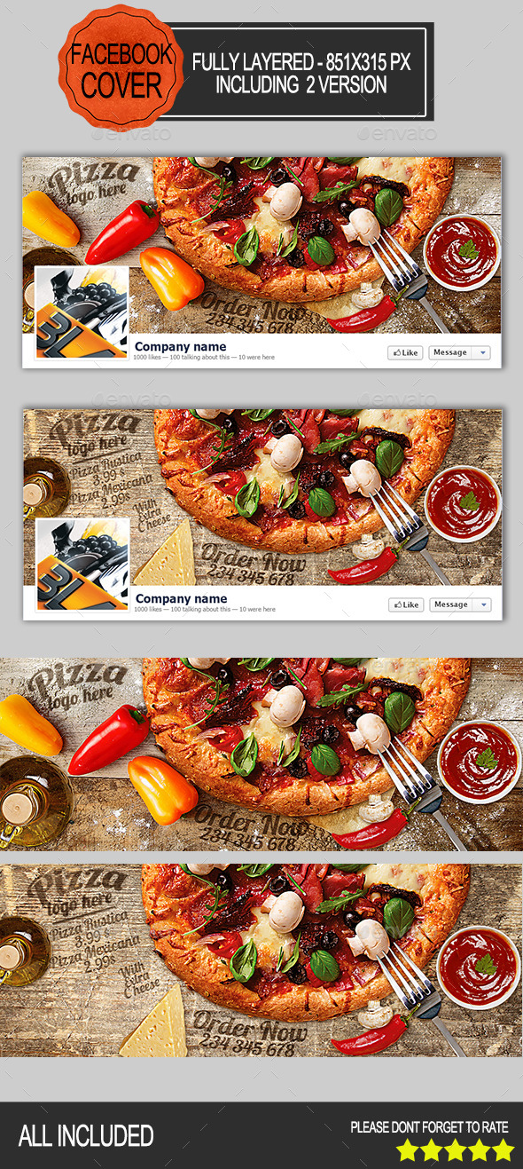 Pizza Facebook Cover - Facebook Timeline Covers Social Media