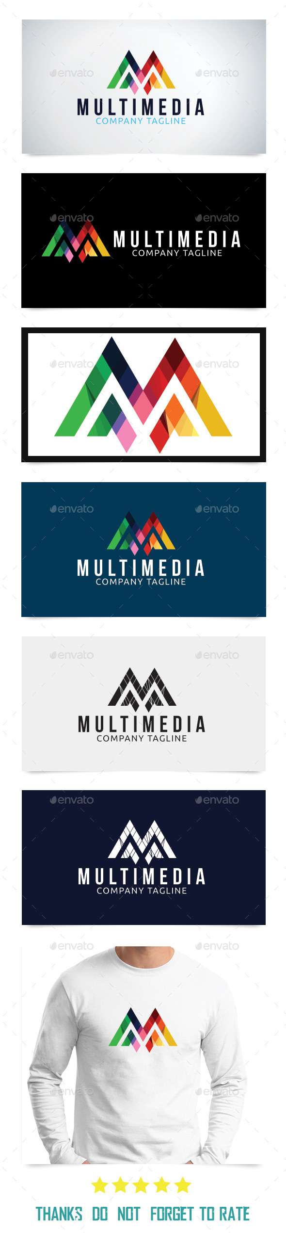 Multimedia Logo Template - Abstract Logo Templates