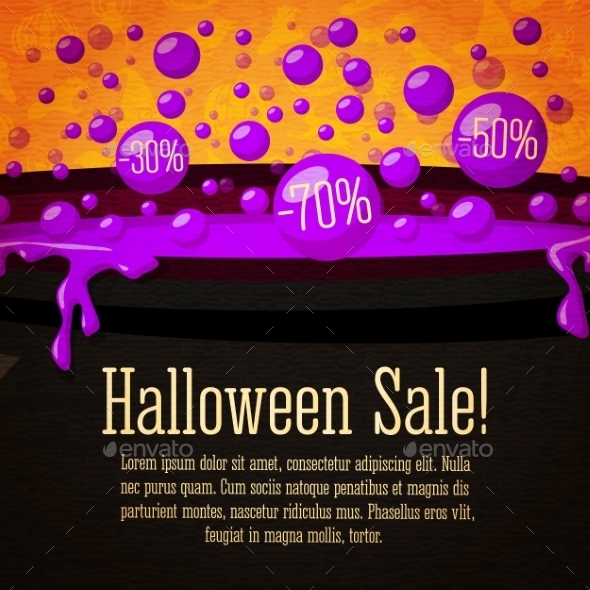Happy Halloween Sale Banner on Craft Paper - Halloween Seasons/Holidays