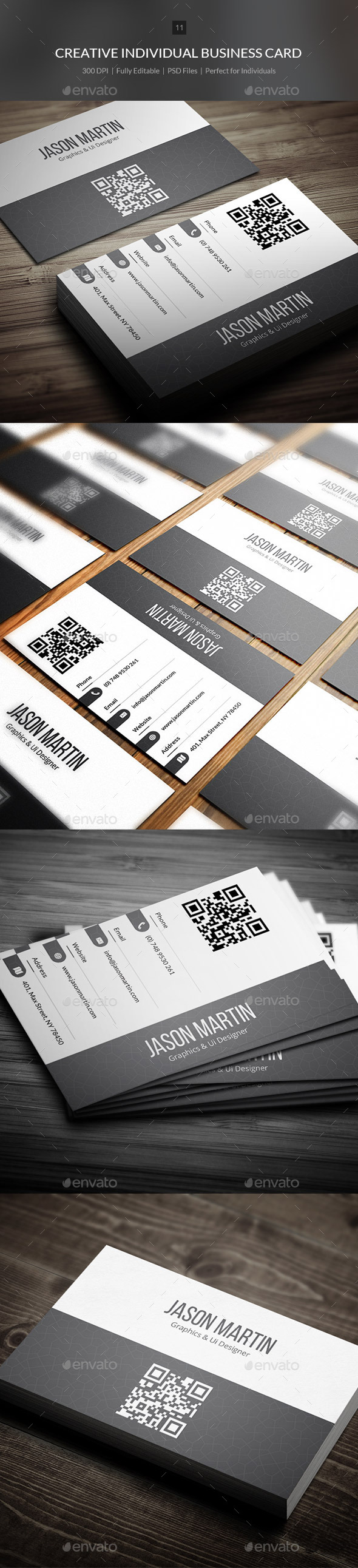 Creative Individual Busienss Card - 11 - Creative Business Cards
