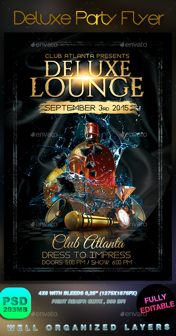 Deluxe Party Flyer - Events Flyers