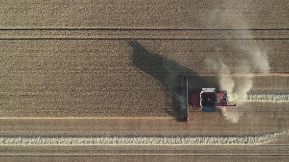Combine Harvester Aerial alt