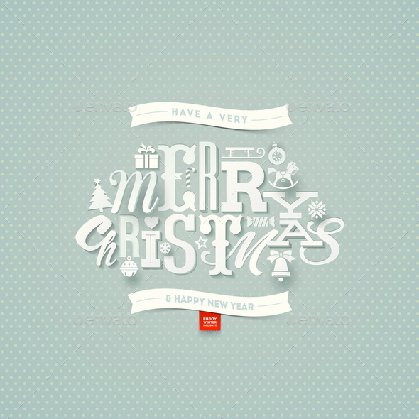 Christmas Type Design - Christmas Seasons/Holidays