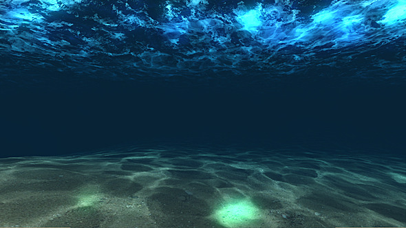 Tranquil Underwater Scene With Sandy Bottom