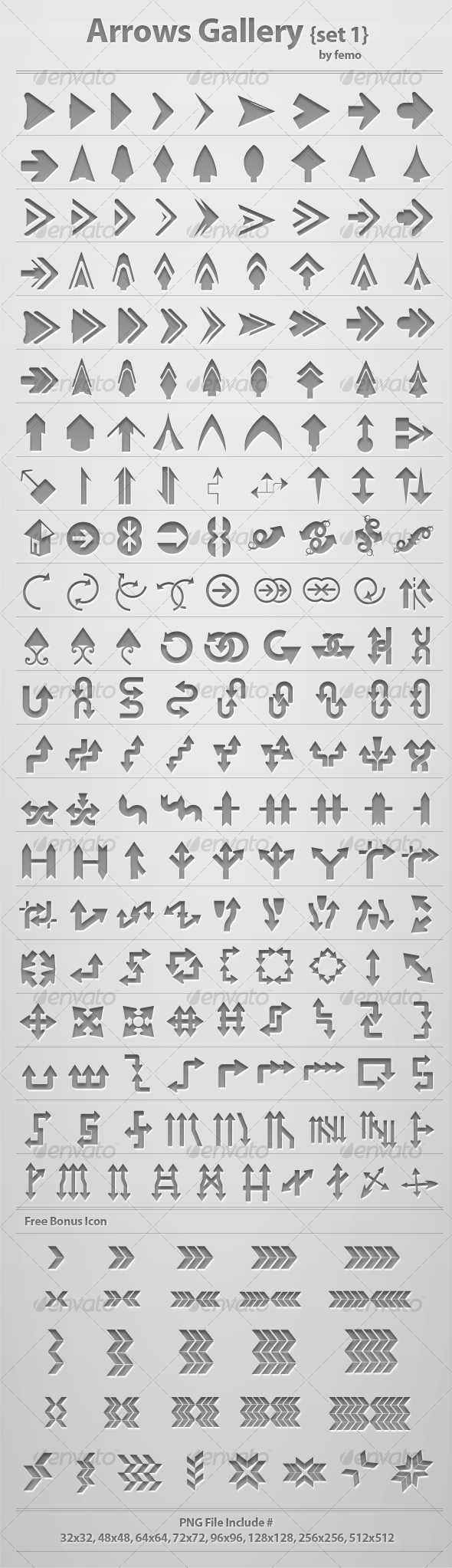 Arrows Gallery {set 1} - Web Icons