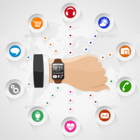 Smart Watch with Applications - Computers Technology