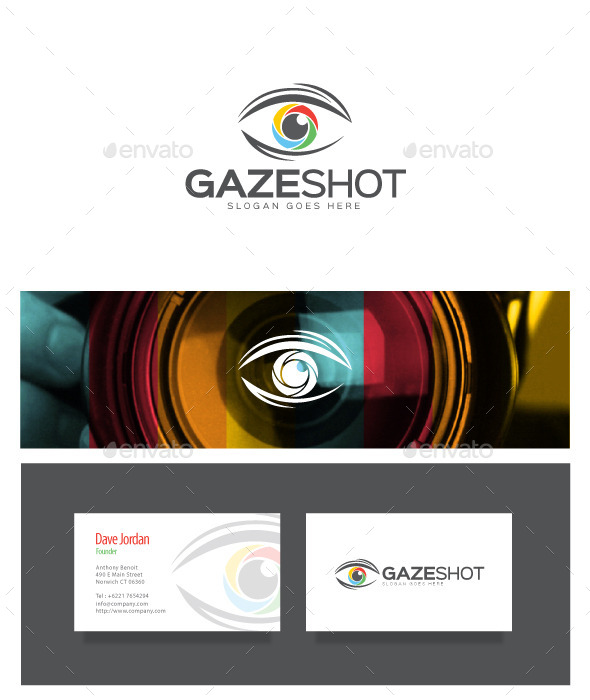 Gaze Shot - Photography Logo - Objects Logo Templates