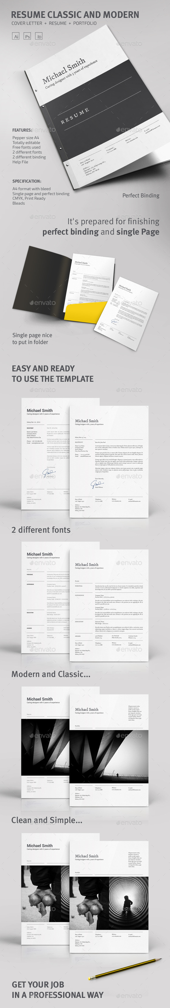 Resume Classic and Modern - Resumes Stationery