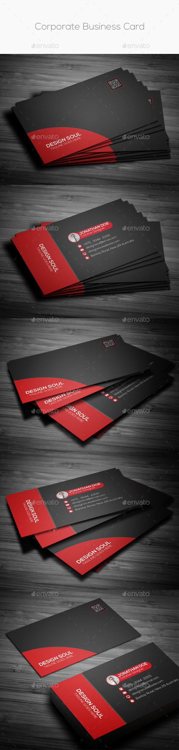 Corporate Business Card - Corporate Business Cards