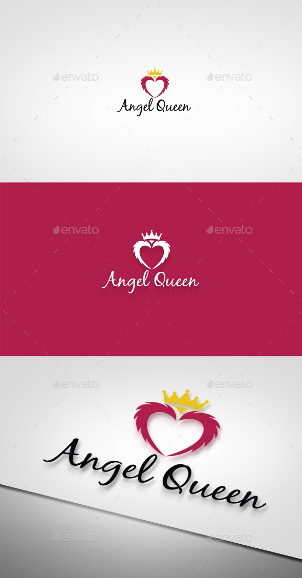 Angel Queen Logo - Objects Logo Templates