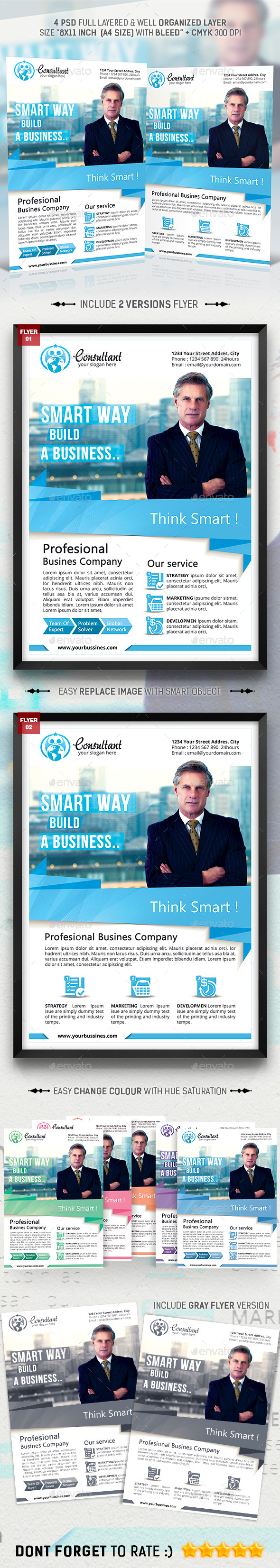 Business Flyer Template - Corporate Flyers