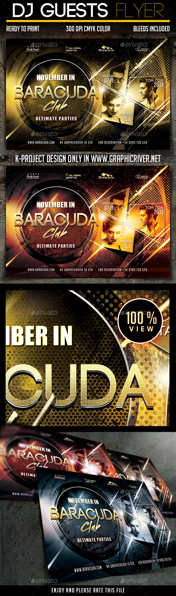 DJ Guests Flyer - Clubs & Parties Events