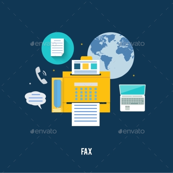 Fax with Map - Technology Conceptual