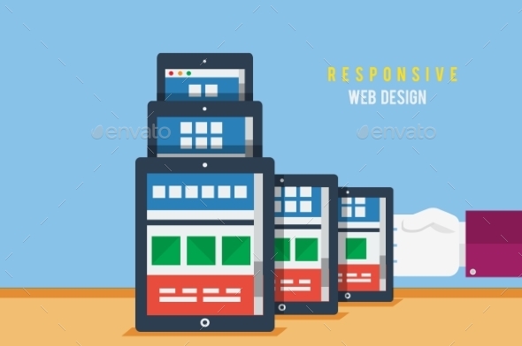 Responsive Web Design Concept - Web Technology