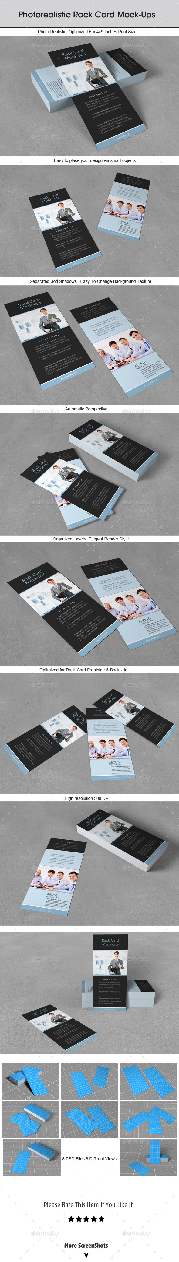 Rack Card Mock-Up - Miscellaneous Print