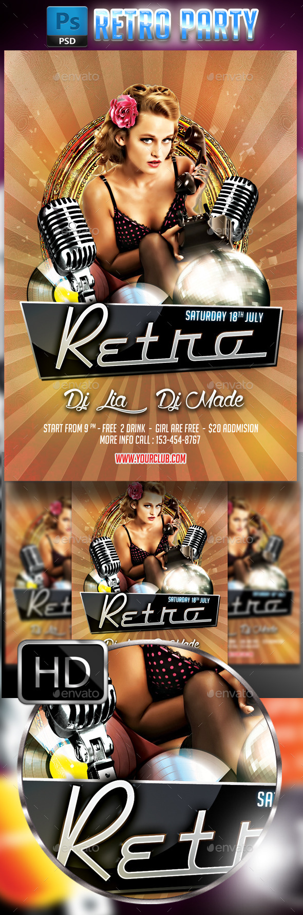Retro Party - Clubs & Parties Events