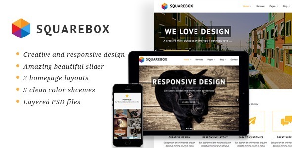Squarebox - Creative Multi-Purpose HTML Theme
