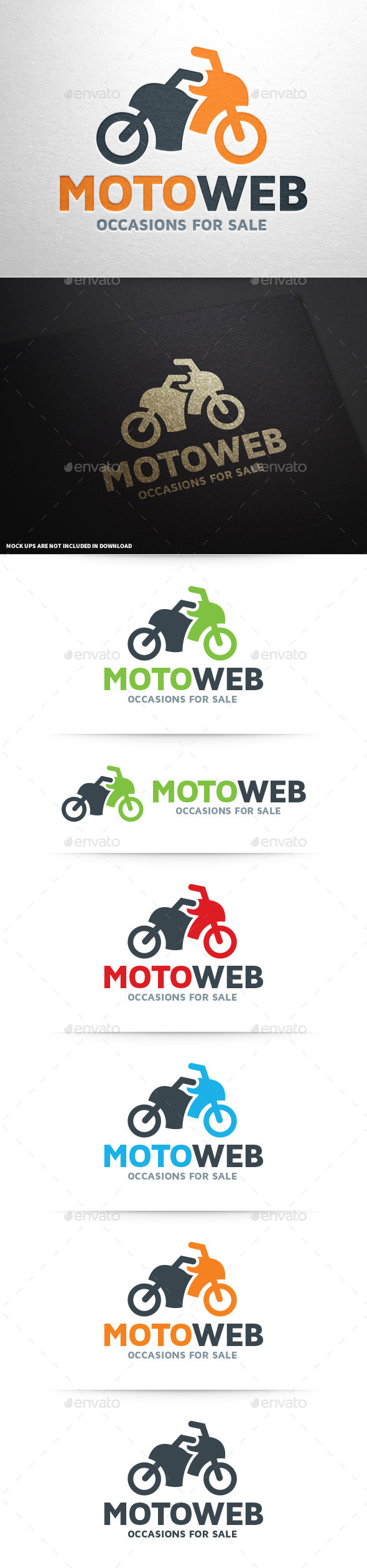 Moto Web Logo Template - Objects Logo Templates