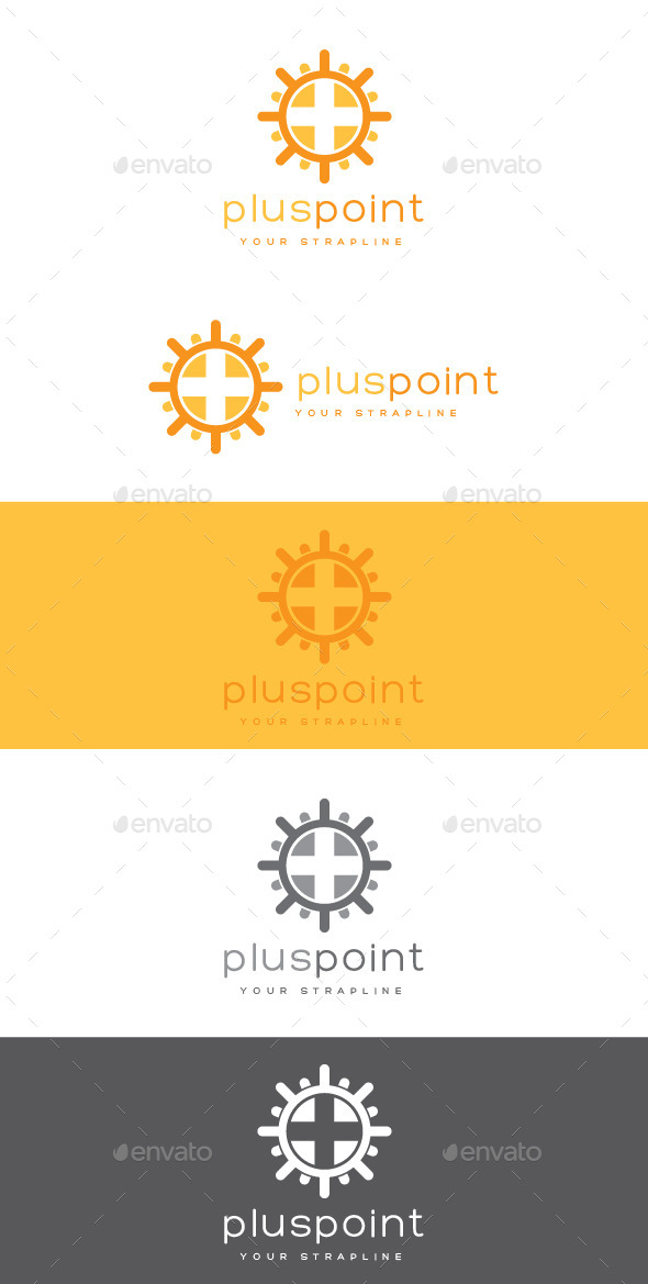 Plus Point Logo - Symbols Logo Templates