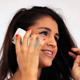 Young Mediterranean Girl Chatting on the Phone - VideoHive Item for Sale