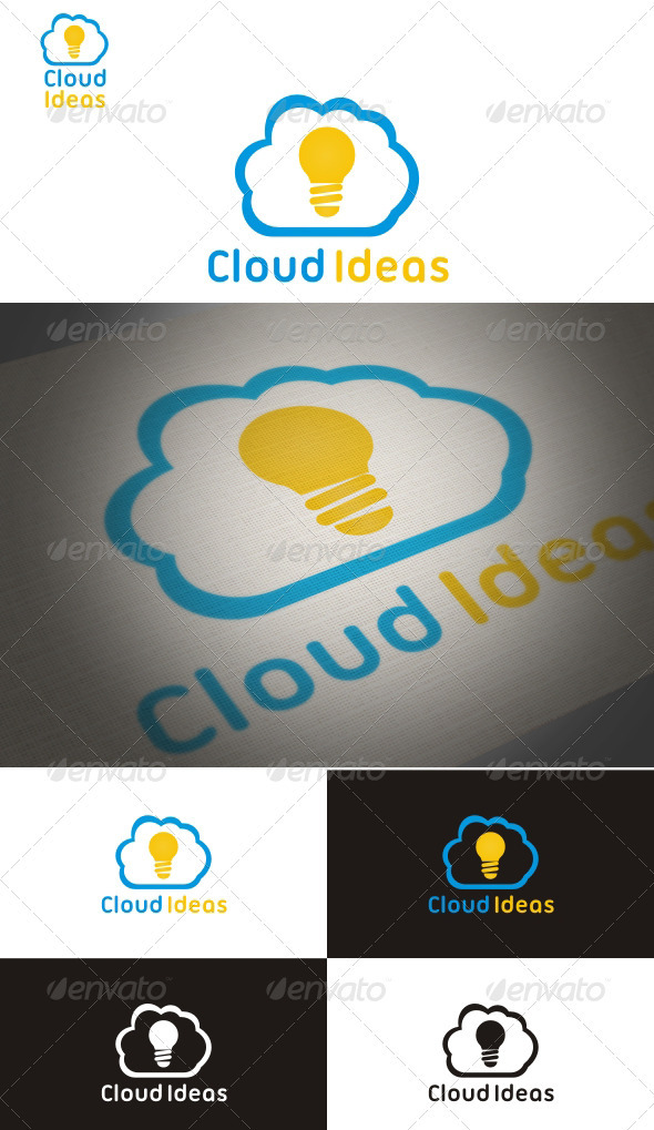 Cloud Ideas - Symbols Logo Templates