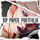 Rip Paper Portfolio - VideoHive Item for Sale