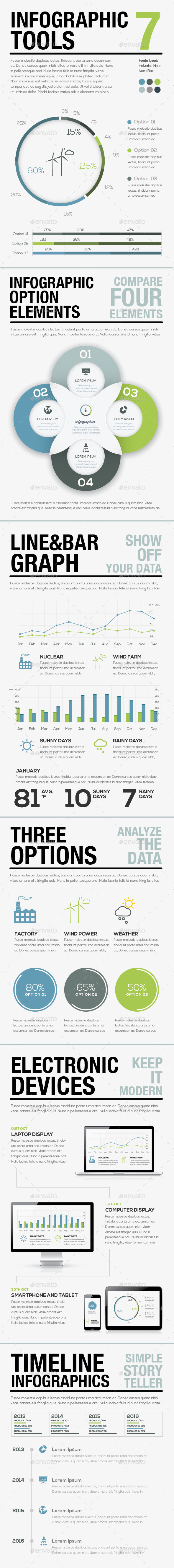Infographic Tools 7 - Business Vector Elements for - Infographics