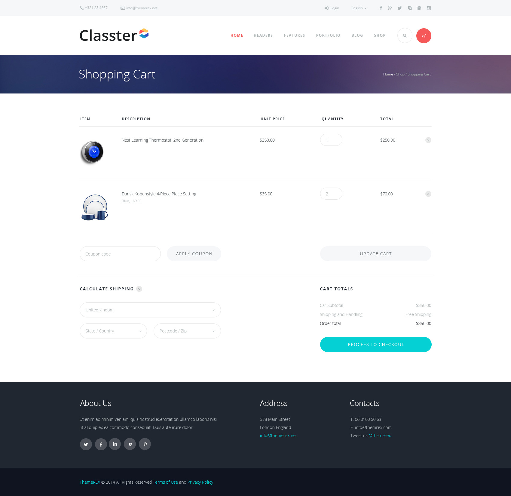 Classter | Multi-Purpose PSD Template