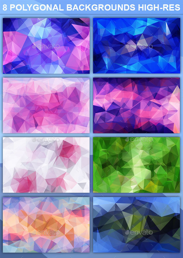 Super Polygonal Backgrounds High Resolution