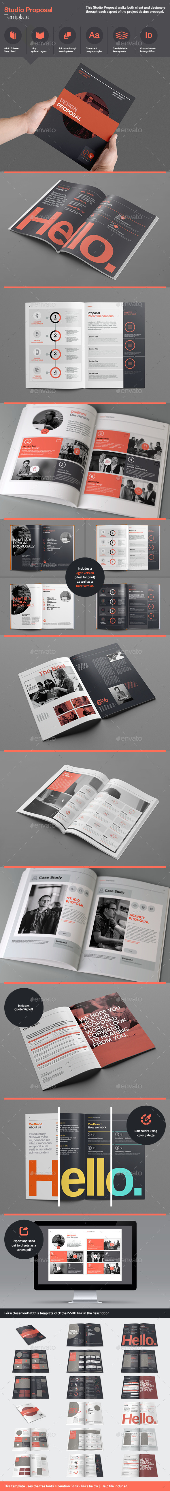 Studio Proposal Template - Proposals & Invoices Stationery