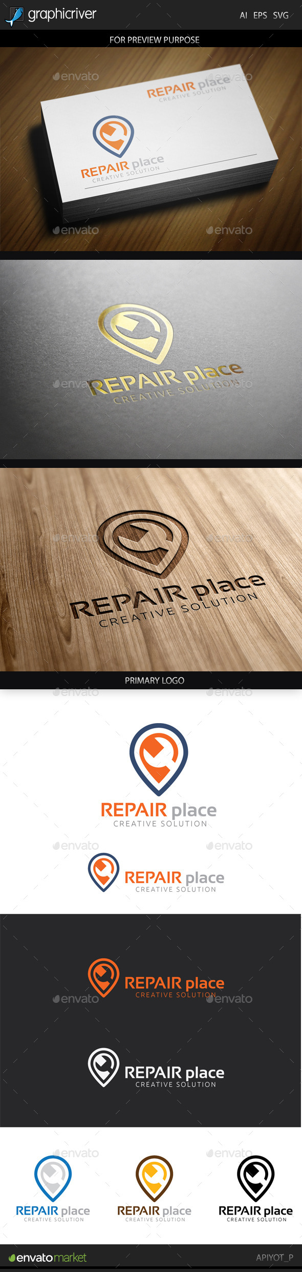 Repair Place Logo - Symbols Logo Templates