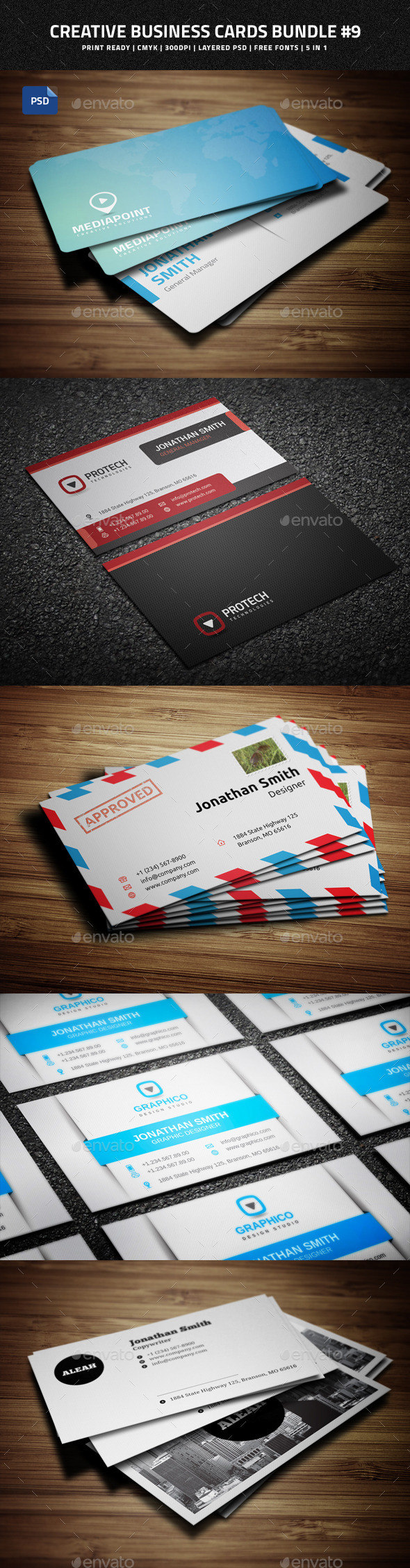 Creative Business Cards Bundle #9 - Creative Business Cards