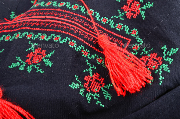 Traditional ukrainian embroidery - Stock Photo - Images