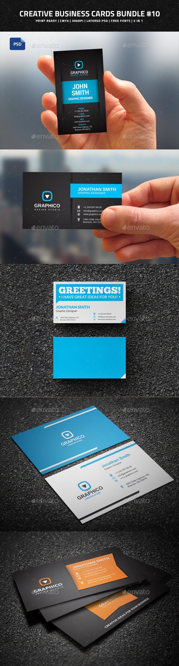 Creative Business Cards Bundle #10 - Creative Business Cards