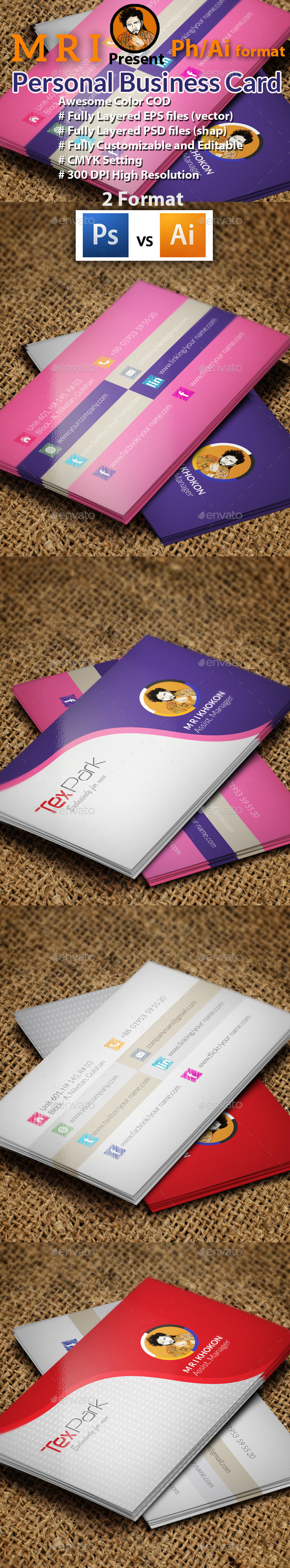 Personal Business Card - Corporate Business Cards